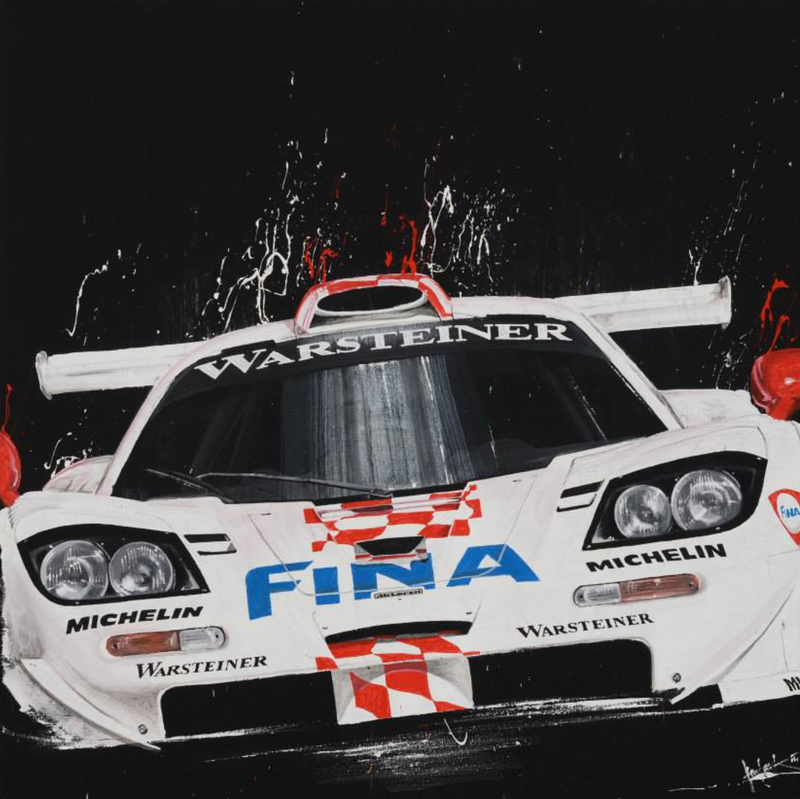 Illustration for article titled The most iconic race cars in history captured in beautiful paintings